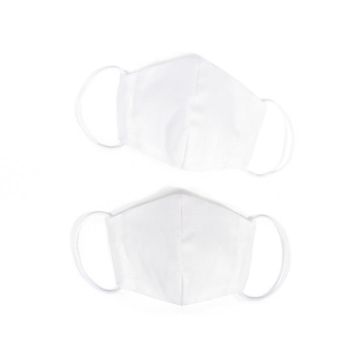 幼児用 マスク 2枚セット(銀イオン抗菌ガーゼ) オフホワイト