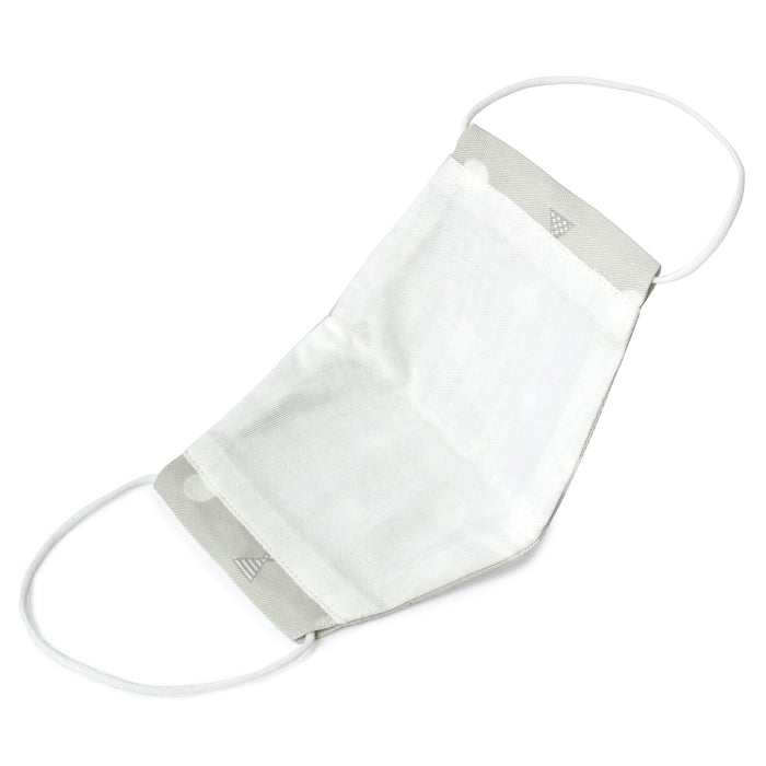 [SALE: 80% OFF] Adult mask free size 2 piece set (silver ion antibacterial gauze) Polka Dot Ribbon 