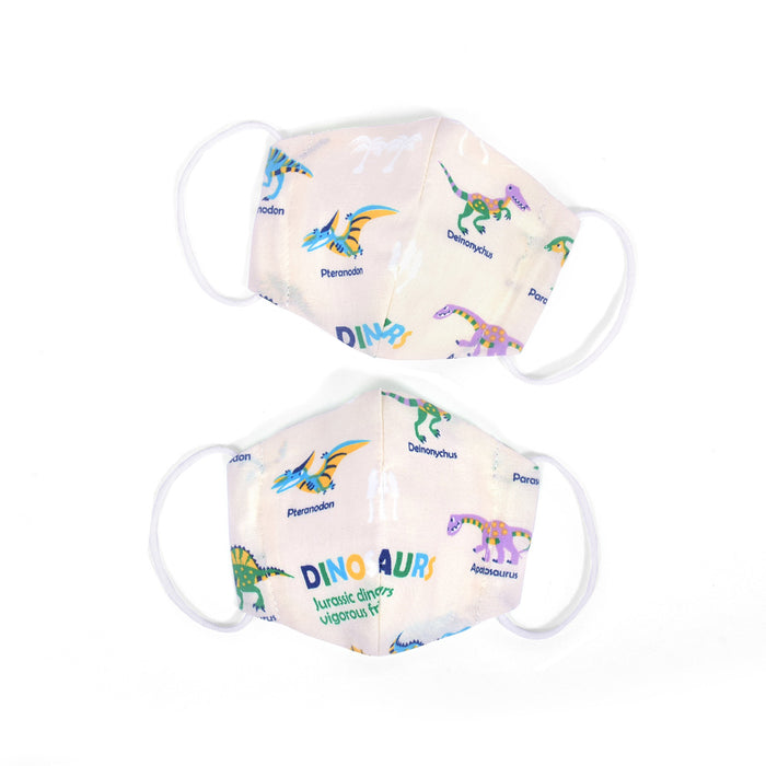 Set of 2 masks for infants (silver ion antibacterial gauze) Large set of dinosaur kings (generated) 