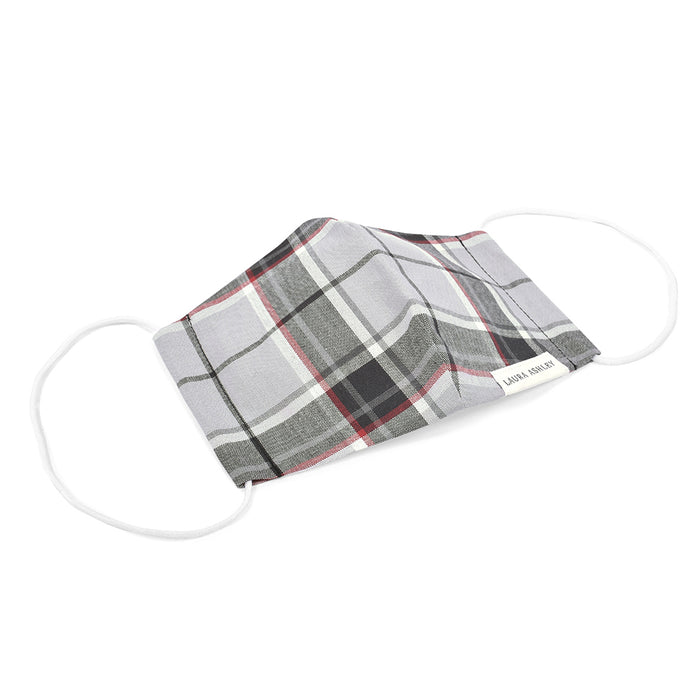 [SALE: 80% OFF] LAURA ASHLEY adult mask free size 2 piece set (silver ion antibacterial gauze) Highland check 