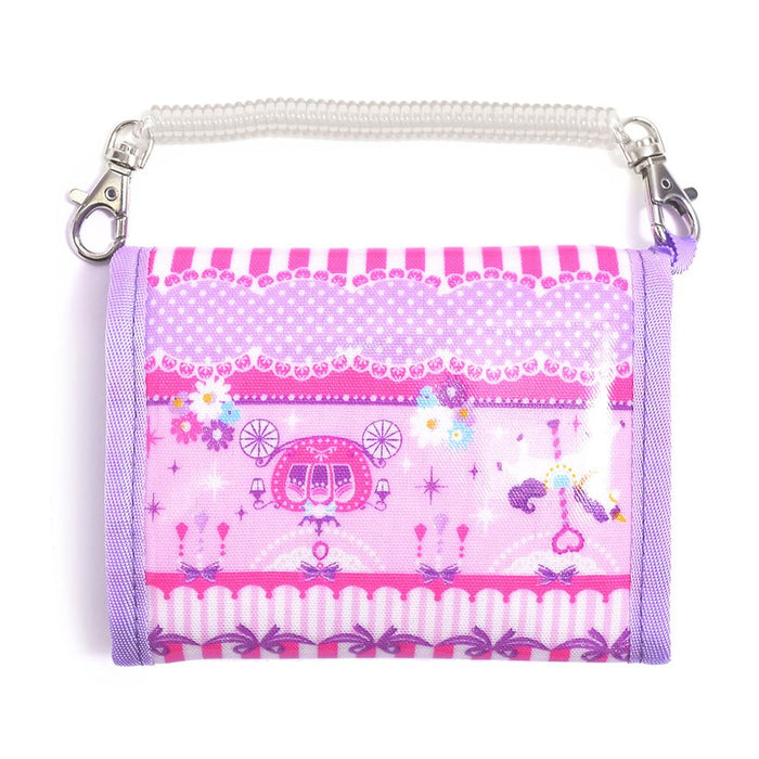 Kids Wallet Purse Lace Tulle and Merry-go-round (pink)