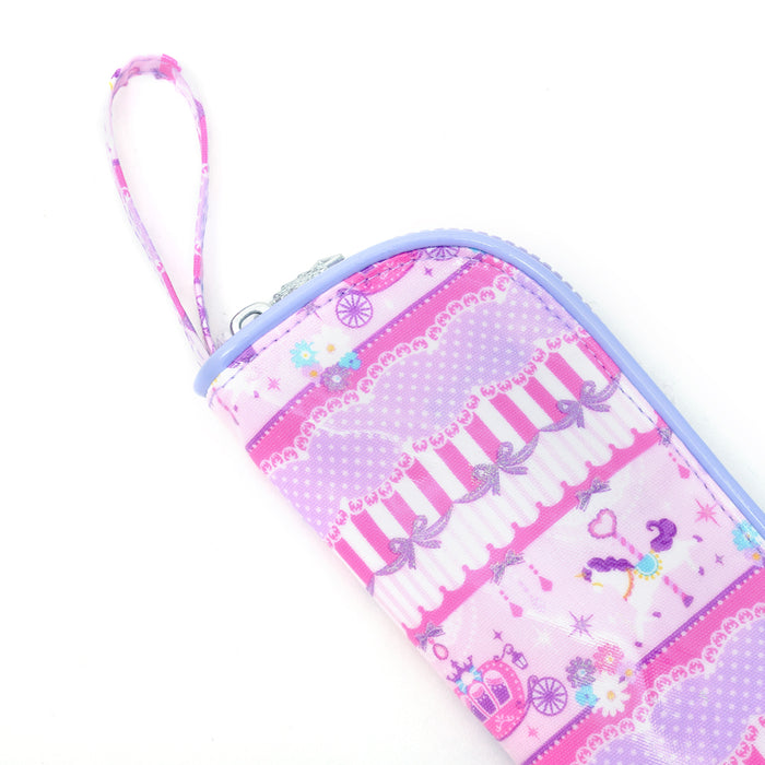 [SALE: 50% OFF] Abacus case lace tulle and merry-go-round (pink) 