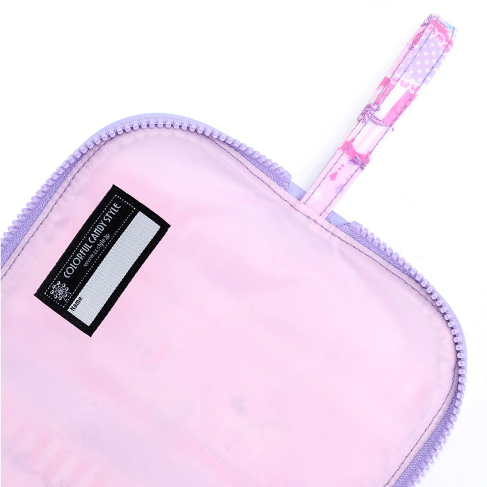 [SALE: 50% OFF] Abacus case lace tulle and merry-go-round (pink) 