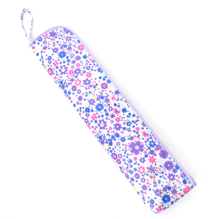 Abacus Case Flower Pattern Airy Shower (Lavender) 