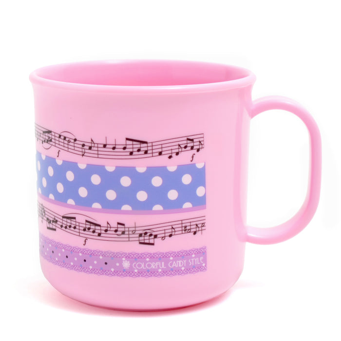 [SALE: 50% OFF] Heat-resistant plastic cup Playing melody popping polka dot rhythm 