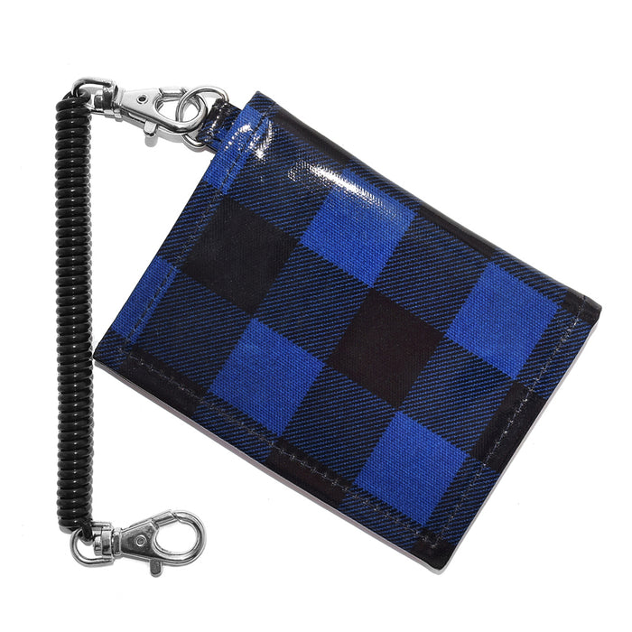 [SALE: 50% OFF] Pass Case Buffalo Check Blue 