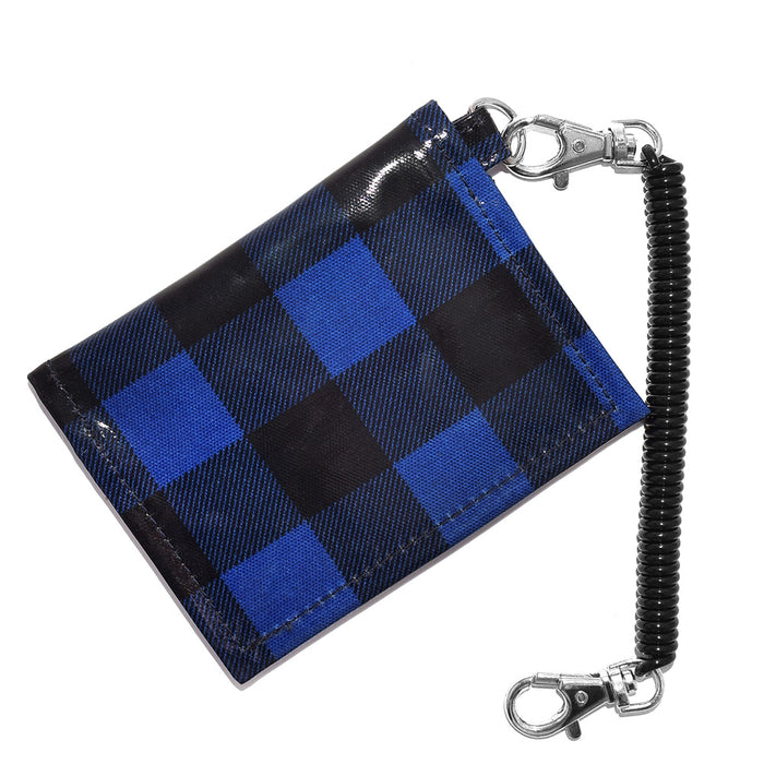 [SALE: 50% OFF] Pass Case Buffalo Check Blue 