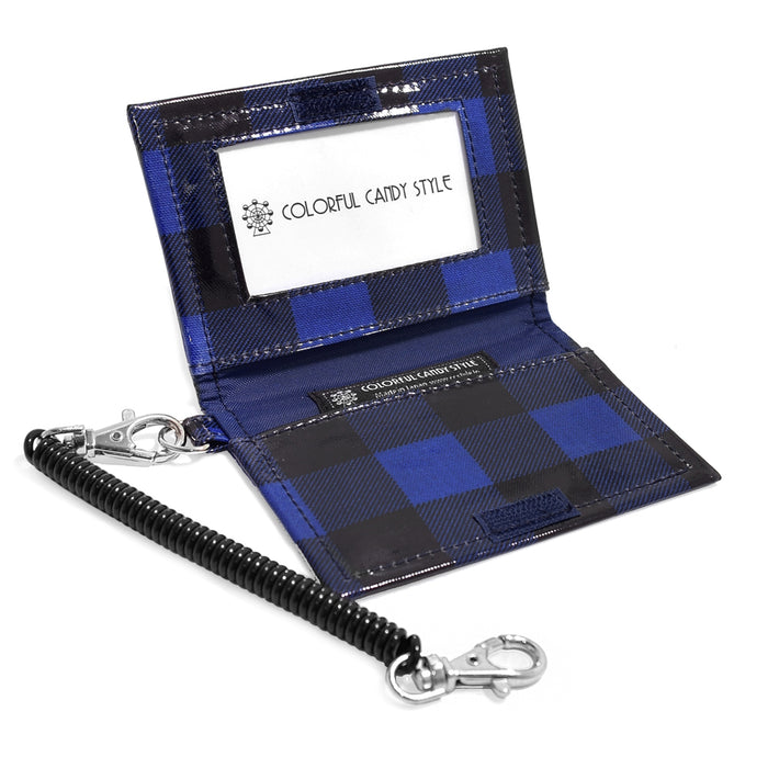 [SALE: 50% OFF] Pass Case Buffalo Check Blue 