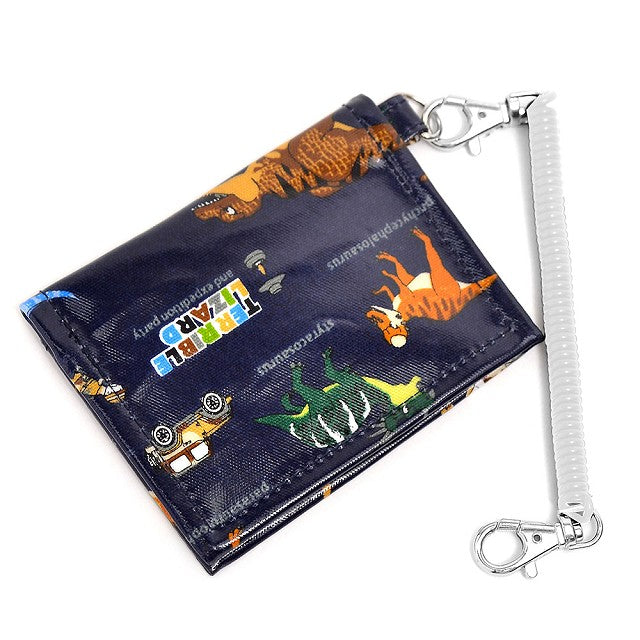 [SALE: 30% OFF] Pass Case Discovery! Exploration! Dinosaur Continent (Navy) 