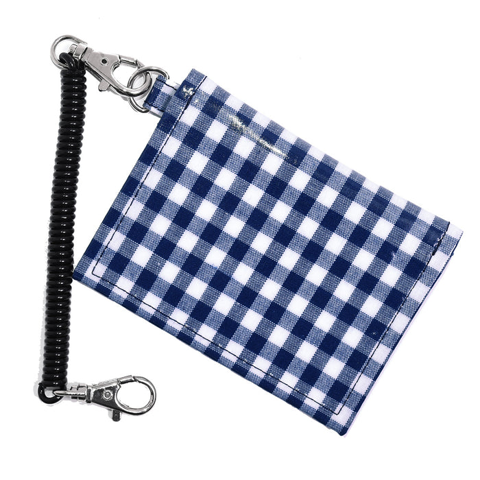 [SALE: 50% OFF] Pass Case Check Large/Navy 