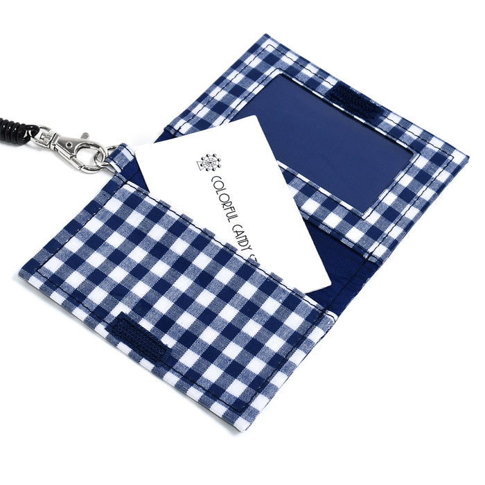 [SALE: 50% OFF] Pass Case Check Large/Navy 