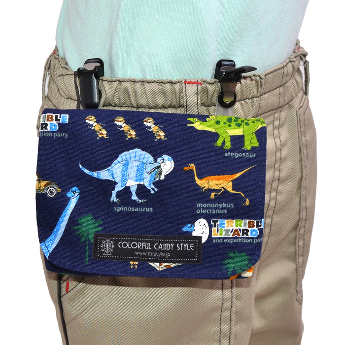 カラフルキャンディスタイルの移動ポケット。子供用で、クリップで取り付け可能な付けポケット。男の子と女の子兼用で大活躍。