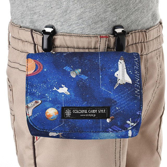 [Small type] Moving pocket / attachment pocket Future planetary exploration and spacecraft 