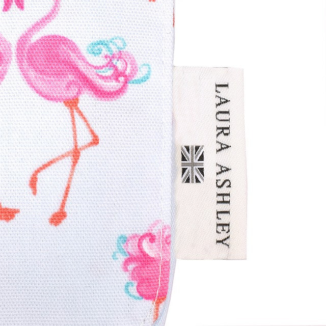 LAURA ASHLEY [Large Type] Moving Pocket / Attached Pocket Pretty Flamingo 