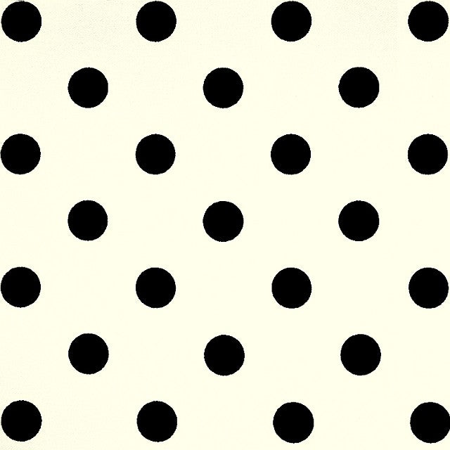 decor PolkaDot 【ラージタイプ】移動ポケット・付けポケット ショルダーベルト付き polka dot large(twill・white)×narrow stripe(twill・black)