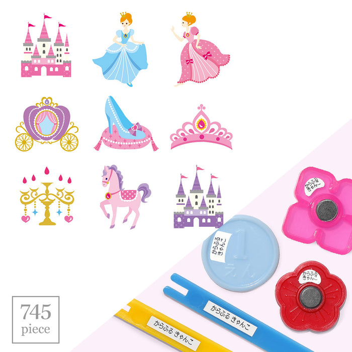 Name Sticker (Standard Math Set 745 Pieces) Twinkle Princess Time 