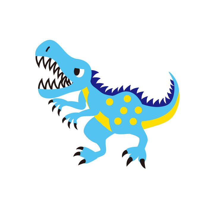 お名前シール(my目じるし アイロンタイプ 148ピース)ティラノサウルス