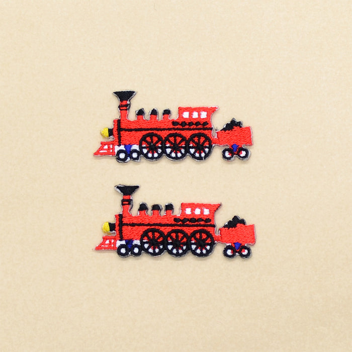 Patch locomotive, red (set of 2) 