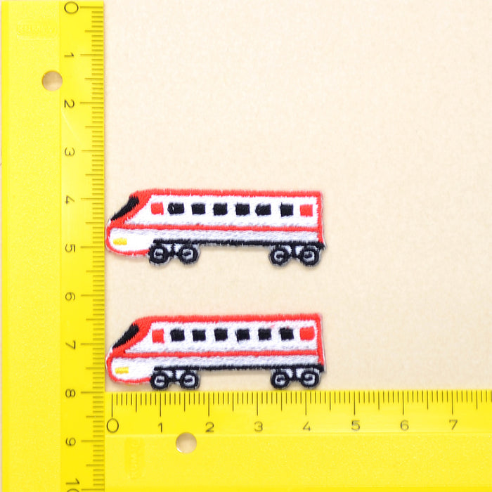 [SALE: 50% OFF] Patch Train/White (Set of 2) 