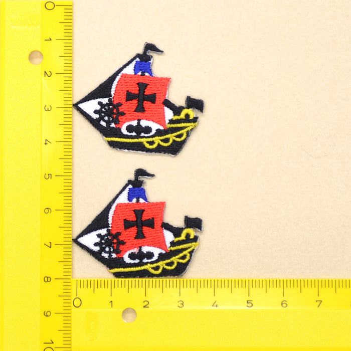 [SALE: 50% OFF] Patch Pirate Ship/Cloth (Set of 2) 