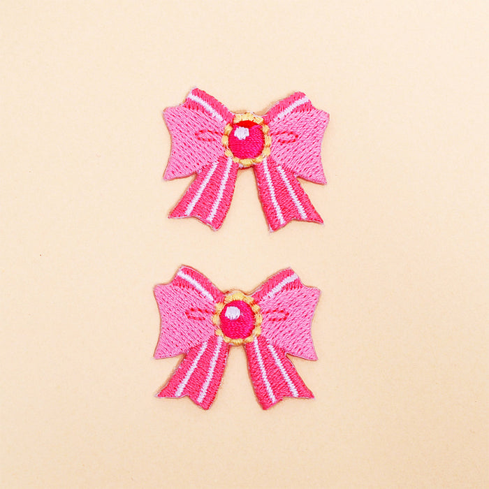 [SALE: 50% OFF] Patch Elegance Ribbon Pink (Set of 2) 