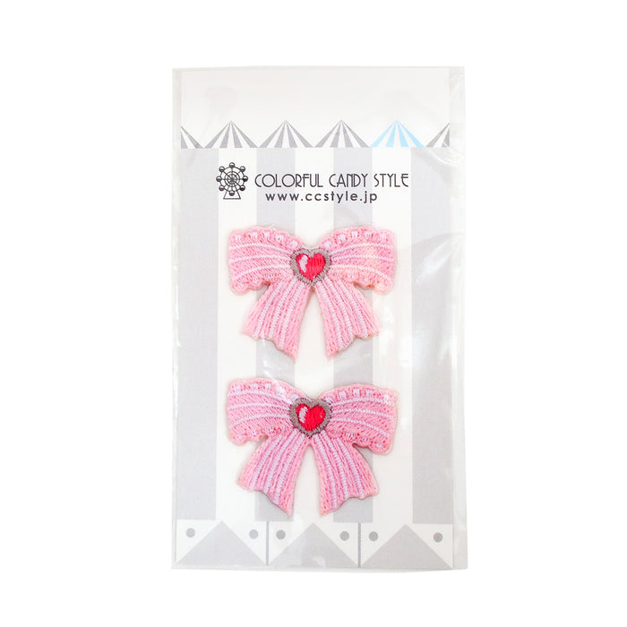 [SALE: 50% OFF] Patch Border Ribbon Pink (Set of 2) 