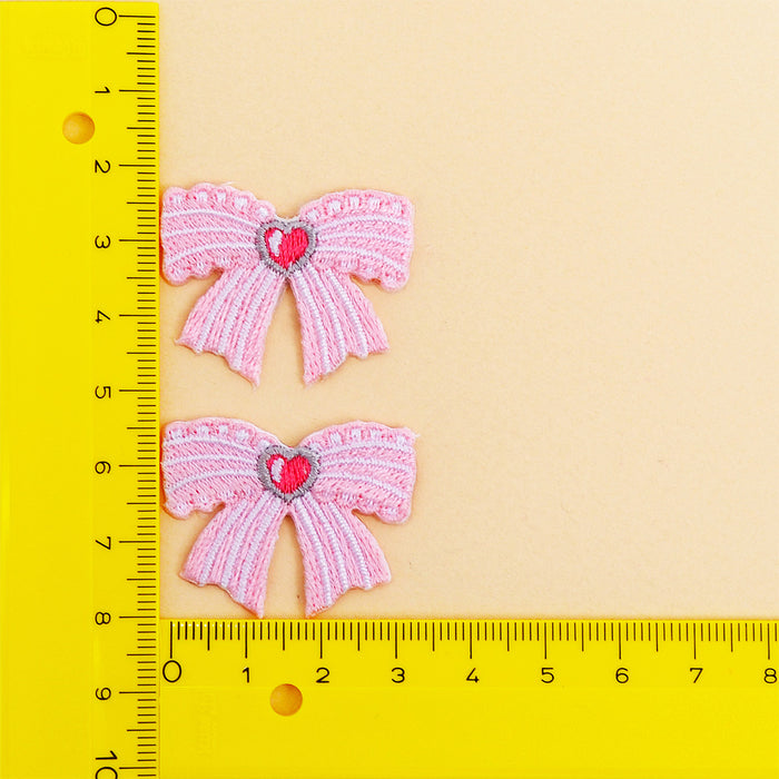 [SALE: 50% OFF] Patch Border Ribbon Pink (Set of 2) 