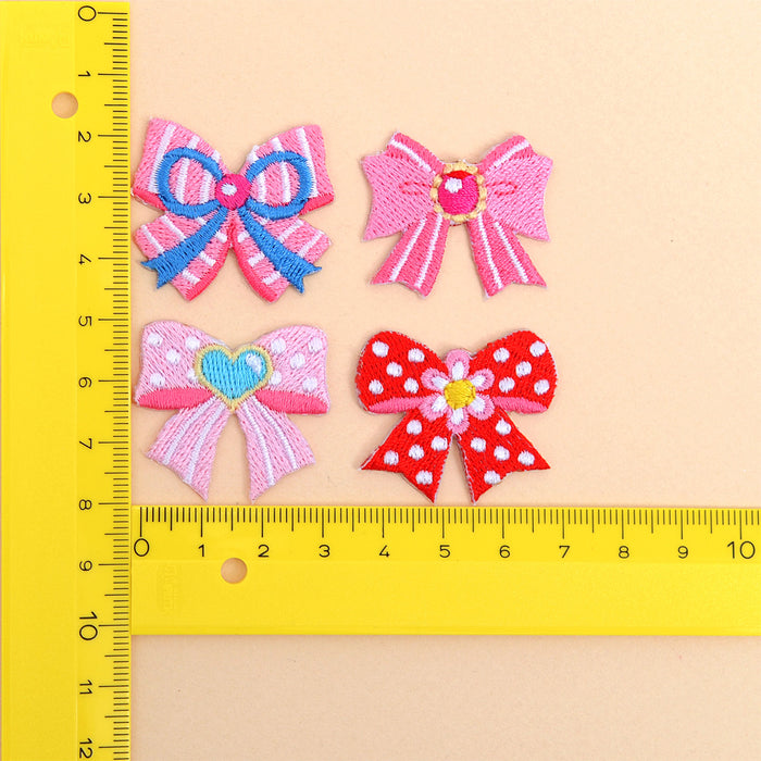 [SALE: 50% OFF] Emblem cute pink ribbon set (set of 4) 