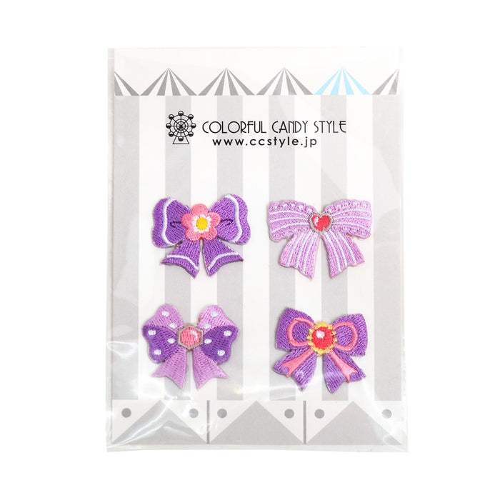 Patch elegant lavender ribbon set (set of 4) 
