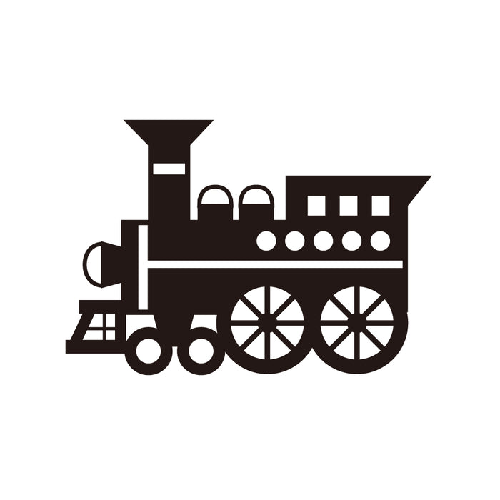 Name stamp (easy and simple set of 7) locomotive 