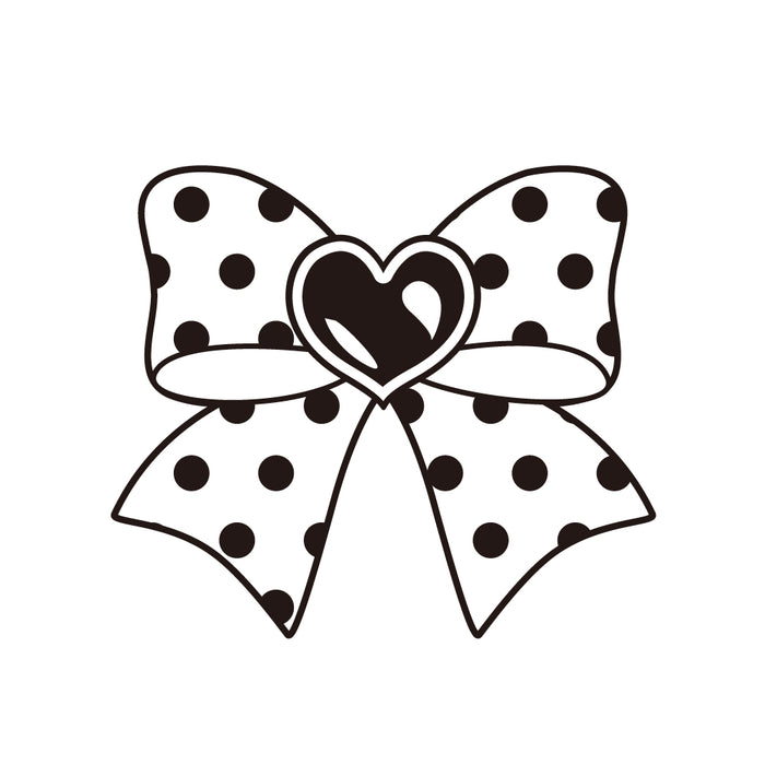 Name stamp (yokubari premium 22 piece set) ribbon heart 