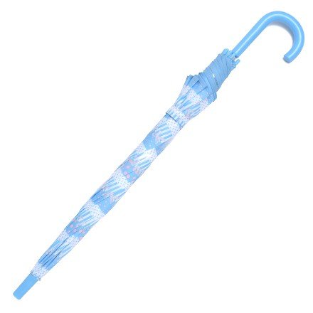 Jump umbrella (55cm) fascinated by polka dots and lace ribbons (light blue) 