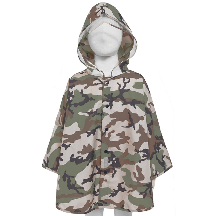 [SALE: 90% OFF] Rain Poncho Camouflage/Khaki 