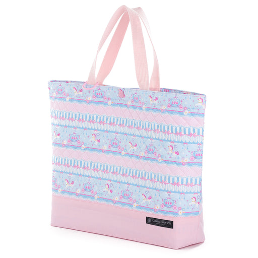 カラフルキャンディスタイルのマチ付きレッスンバッグ。丈夫なキルティング素材の手提げバッグ。男の子と女の子兼用で通園・通学でも大活躍。