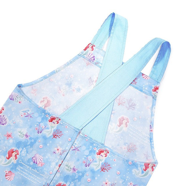 Disney back cross child apron (100-120cm) / Ariel / THE LITTLE MERMAID / Ariel / 