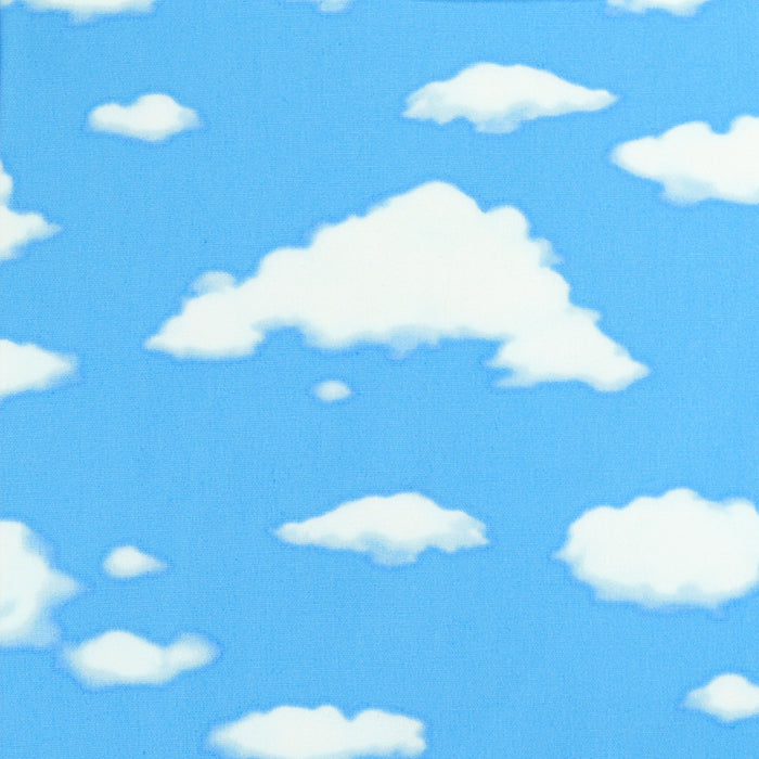 Set of 2 loop towels White clouds in the blue sky 