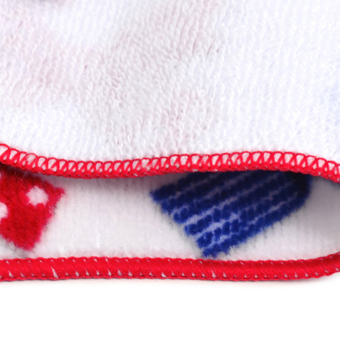 Handkerchief Towel Polka Dot and Stripe French Ribbon