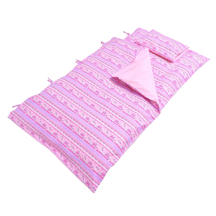 [SALE: 70% OFF] Duvet cover set lace tulle and merry-go-round (pink) 