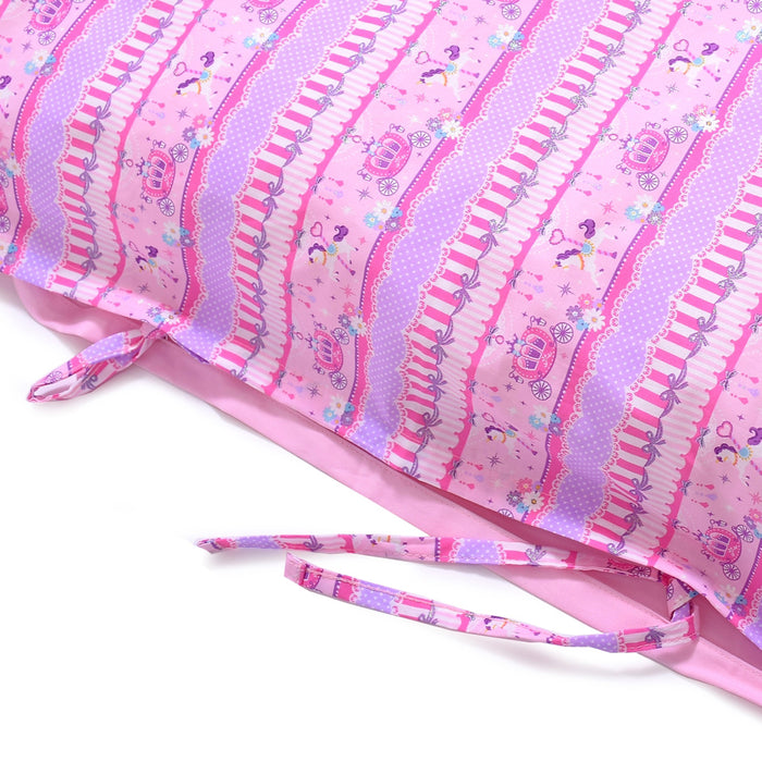 [SALE: 70% OFF] Duvet cover set lace tulle and merry-go-round (pink) 