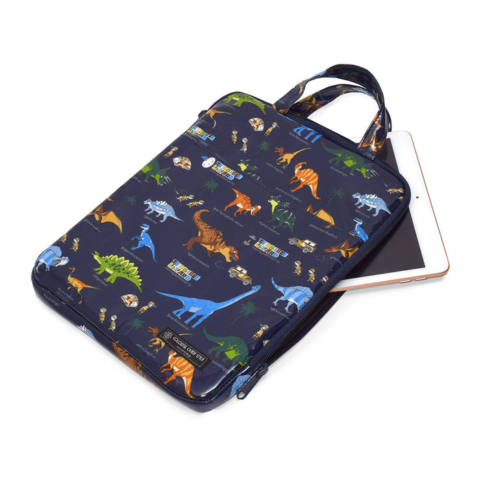 Tablet PC case (11 inch) found! expedition! Dinosaur Continent (Navy)