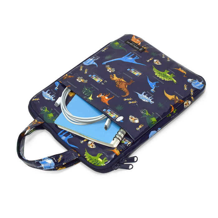 Tablet PC case (11 inch) found! expedition! Dinosaur Continent (Navy)