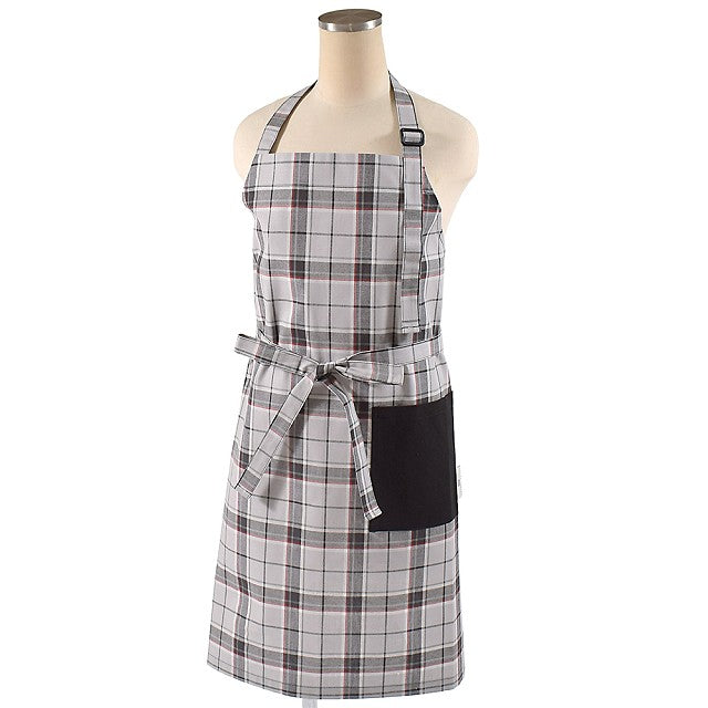 LAURA ASHLEY Apron (150～160) Highland check with triangular bandage 