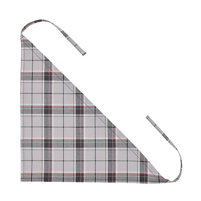 LAURA ASHLEY Apron (150～160) Highland check with triangular bandage 