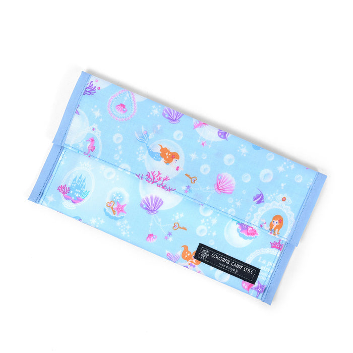 Antibacterial Mask Case Double Pocket (for Mobile) Mermaid and the Philharmonic of Shining Light 