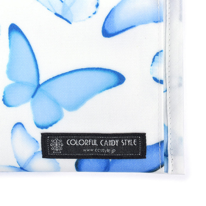 [SALE: 30% OFF] Antibacterial Mask Case Double Pocket (for Mobile) Blue Butterfly 