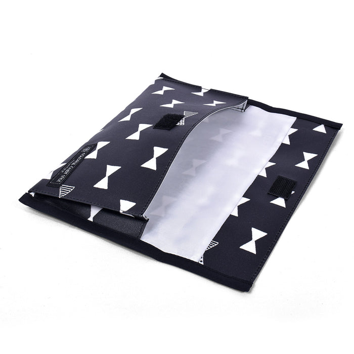 [SALE: 30% OFF] Antibacterial mask case Double pocket (for mobile) Ribbon silhouette 