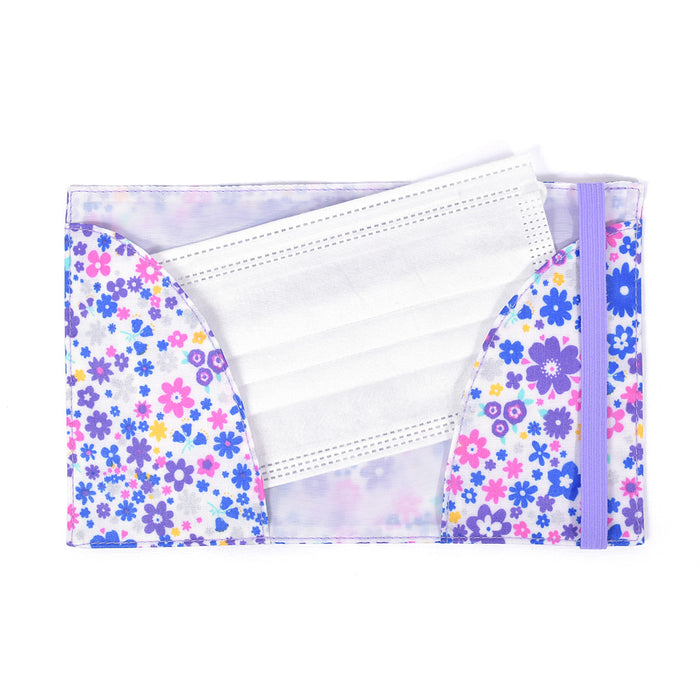 [SALE: 60% OFF] Antibacterial Mask Tray Flower Pattern Airy Shower (Lavender) 