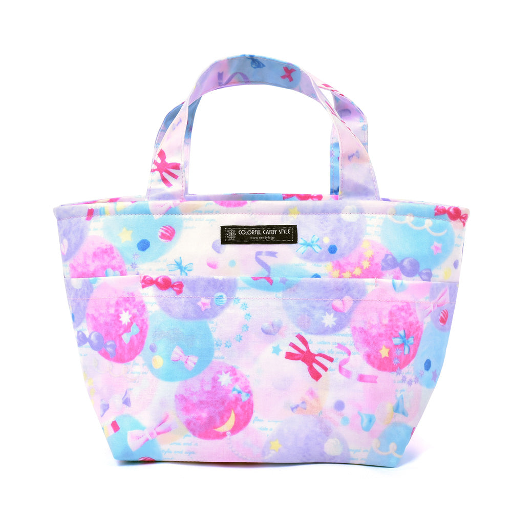 Antibacterial Lunch Tote Fluffy Cute Candy Pop