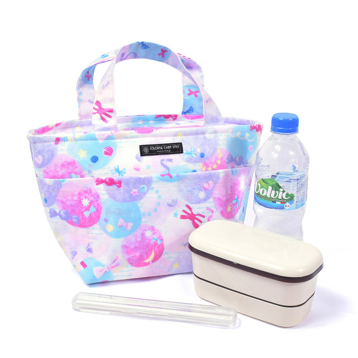 Antibacterial Lunch Tote Fluffy Cute Candy Pop