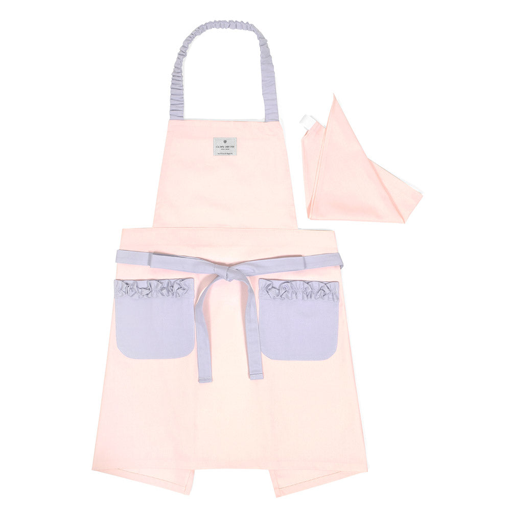 Antivirus/Antibacterial Child Apron (130-160cm) Light Pink 